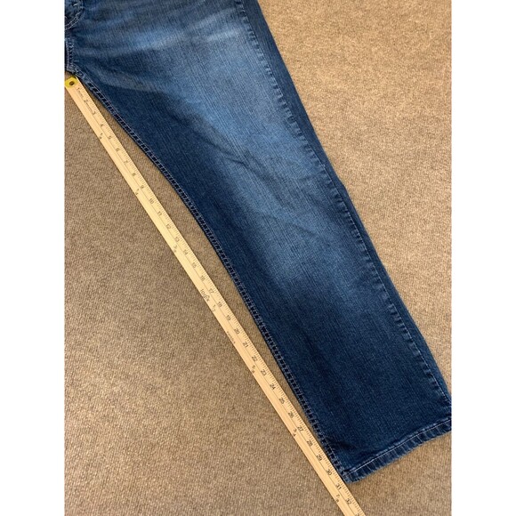 Levis 559 Relaxed Fit Jeans Mens 40x32 Straight Leg Blue Loose Denim Workwear - Picture 6 of 8